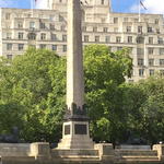 Cleopatra's Needle on the banks of the Thames