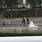 A wedding on the banks of the Seine